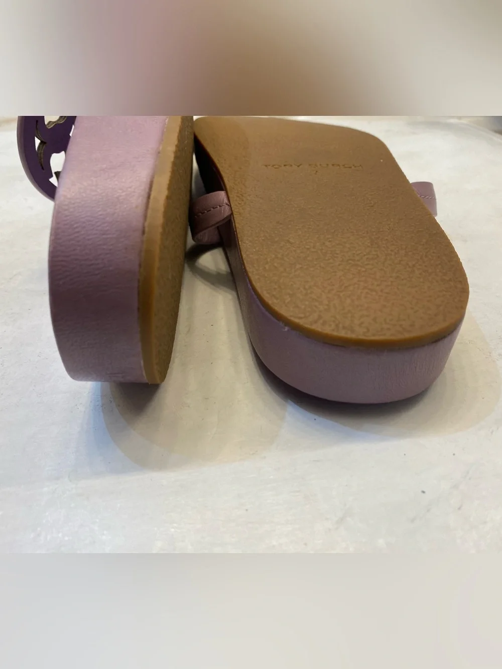 Tory Burch Miller Cloud Sandal Size 7 great condition perfect bottom clean